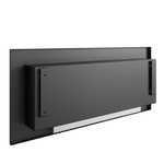 Biocamino da parete "Delta 2 slim"