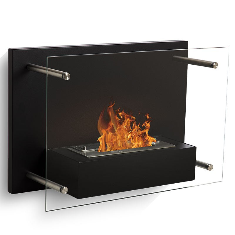 Biocamino da parete "Fire Glass"